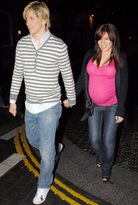 Fernando Torres és felesége, Ollala