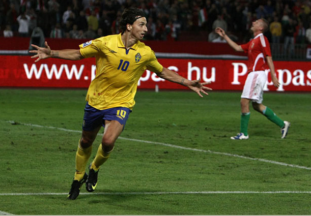 Ibrahimovic gólja a hosszabbításban:Magyarország-Svédország 1:2