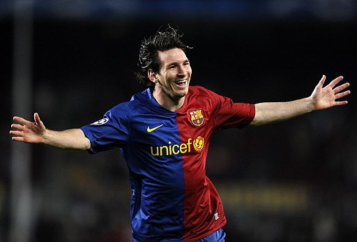 Lionel Messi az első Barcánál